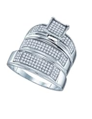 0.51CTW DIAMOND FASHION TRIO SET