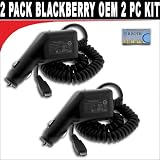 Original OEM Set of 2 Car Chargers for your Blackberry Storm 9500,9530 + DBROTH Cloth
