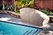 Duck Covers Elite Patio Chaise Lounge Cover with Inflatable Airbag to Prevent Pooling, 86-Inch