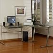 Fierro Champagne L-Shaped Desk Workcenter By Studio RTA Furniture