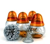 Tomy mOmma Feeding Range Bottle Starter Kit (Orange)
