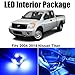 Classy Autos Nissan Titan BLUE Interior LED Package (9 Pieces)
