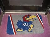28x17 University of Kansas Jayhawks Area Floor Door Mat or Bath Rug