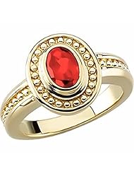 18K Yellow Gold Ruby Ring -- LIFETIME WARRANTY