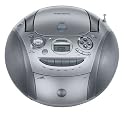 Grundig RR CD 2420 MP3-CD-Radiorekorder silber