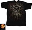 FC Football Club Manchester United Iron Butterfly Black T-shirt Tee