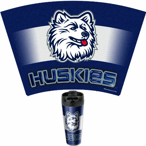 NCAA Connecticut Huskies 16-Ounce Travel Mug