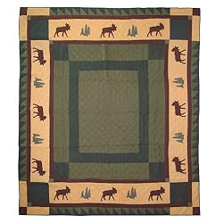 Patch Magic King Cedar Trail Duvet Cover, 108-Inch by 98-Inch