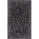 Moderne Black / Gray Contemporary Rug Size: 3'3 x 5'3 Rectangle