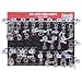 Campbell DD0720170 67 Piece 15" x 18.25" Die Cast Zinc Snaps Display Assortment