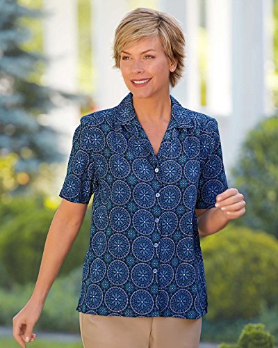 Donnkenny Printed Camp Shirt