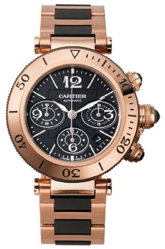 Cartier Pasha Seatimer Chronograph Mens Watch 