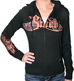 SMET Christian Audigier Ed Hardy Womens Tattoo Logo Glitter Print Zip Hoodie Hoody Shirt Reviews 51m4cE5SDFL. SL160 SMET Christian Audigier Ed Hardy Womens Tattoo Logo Glitter Print Zip Hoodie Hoody Shirt Reviews