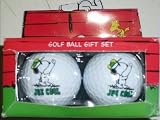 Golf Gifts and Gallery Joe Cool Snoopy Two Character Golf Ball Set