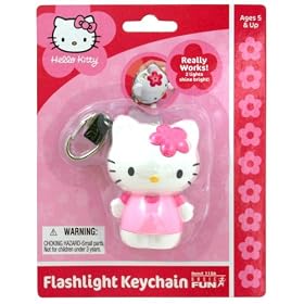 Hello Kitty Flashlight Keychain by Basic Fun