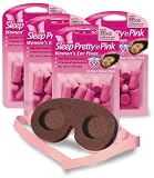 Sleep Pretty in Pink Earplugs with Free Sleep Mask, 14-Count