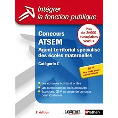Concours ATSEM (Agent territorial sp�cialis� des �coles maternelles) : Cat�gorie C