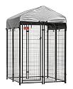 Lucky Dog 4-by-4-by-6 Foot CL60544 Uptown Welded Wire Kennel