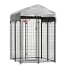 Lucky Dog 4-by-4-by-6 Foot CL60544 Uptown Welded Wire Kennel
