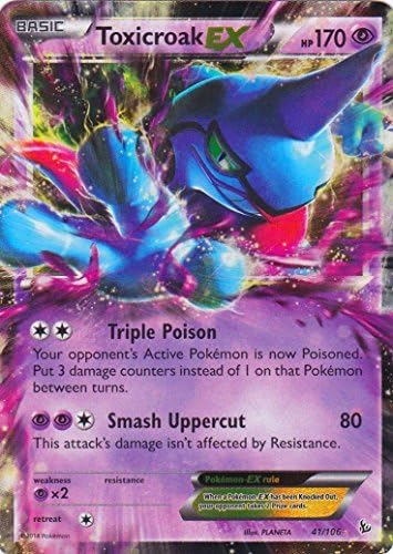 Pokmon Trading Card - TOXICROAK EX (XY2 Flashfire #41/106) by Pokmon TCG