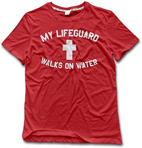 Men's My Lifeguard Walks On Water Tshirt
