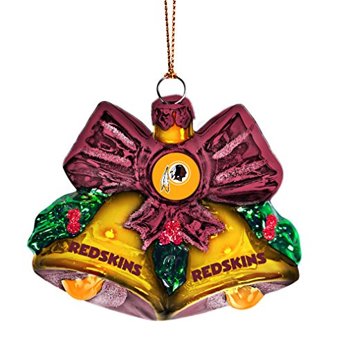 NFL Glitter Bells Ornament