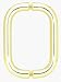 C.R. LAURENCE BPD8UBR CRL Ultra Brass 8 Back-to-Back Solid 3/4 Diameter Pull Handles Without Metal Washers
