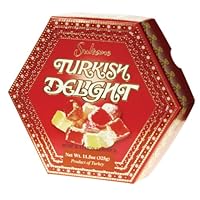 Sultan's Turkish Delight, Rose and Lemon Flavored, 11.5-Ounce Boxes (Pack of 4)