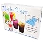 SHOT GLASS ICE MOLD WITH RE-USABLE HARD PLASTIC SERVING TRAY (13PC. SET)