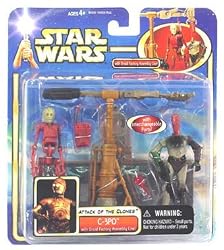 Star Wars Attack of the Clones C-3Po with Droid Factor Assembly Line