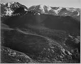 Ansel Adams Poster - Rocky Mountain National Park Colorado 2 24 X 18.5