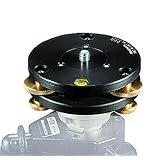 Manfrotto 338 Base de mise � niveau en aluminium Noirpar Manfrotto