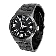 Geneva Platinum Men's Round Face Link Watch