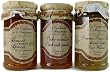 Confitures a l'Ancienne Andresy Luxury All Fruit Jams Assortment- Apple Pear Walnut, Peach Vanilla and Apricot Almonds