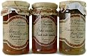 Confitures a l'Ancienne Andresy Luxury All Fruit Jams Assortment- Apple Pear Walnut, Peach Vanilla and Apricot Almonds