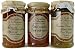 Confitures a l'Ancienne Andresy Luxury All Fruit Jams Assortment- Apple Pear Walnut, Peach Vanilla and Apricot Almonds