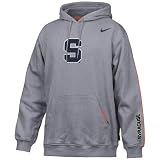Nike Syracuse Orange Ash Practice Hoody Sweatshirt