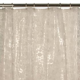 Maytex Ice Circles PEVA Shower Curtain, Clear