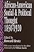 African-American Social and Political Thought