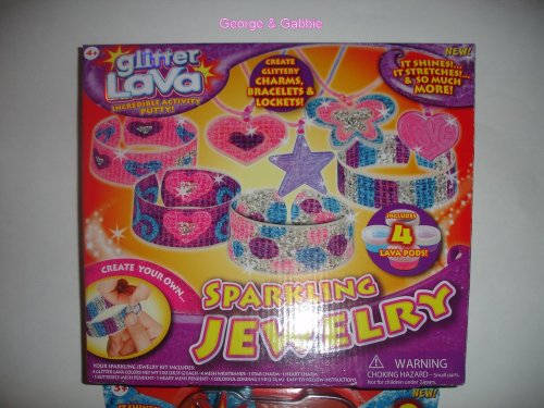Childrens Toyshop  Toys : Glitter Lava Sparkling Jewelry Activity Kit