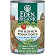 Eden Organic Crushed Tomatoes with Sweet Basil, 15-Ounce Cans (Pack of 12)