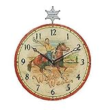 Timeworks Clocks - Wild West Wall Clock