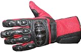 CARBON KEVLAR Motorcycle Mesh & Leather Bike Gloves