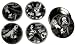 Fetish Pin-Up Girls Coasters (Set of 4 in Metal Tin)