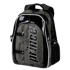 Prince Baseline Tennis Racquet Backpack - Black/Gray