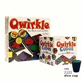 Qwirkle Cubes with Qwirkle and Free Dice Cup
