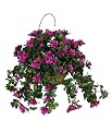 Artificial Fuchsia Azalea Hanging Basket