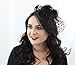 Always a Lady Womens Fascinator Hat Hair Clip for Derby Party Funeral Polka Dot Veil