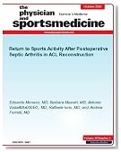 Return to Sports Activity After Postoperative Septic Arthritis in ACL Reconstruction (The Physician and Sportsmedicine)