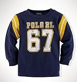 Polo RalphLauren(ポロ ラルフローレン) 長袖Tシャツ 18カ月　85cm（ベビー18） コットン100％ ベビー ボーイズ ネイビー かっこいい PoloRL67